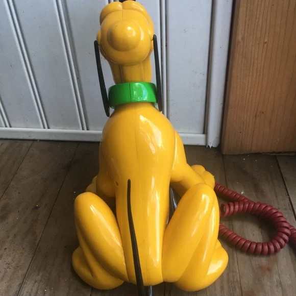 DISNEY Vintage Pluto Talking Telephone Push Button Phone Decor - Picture 9 of 12